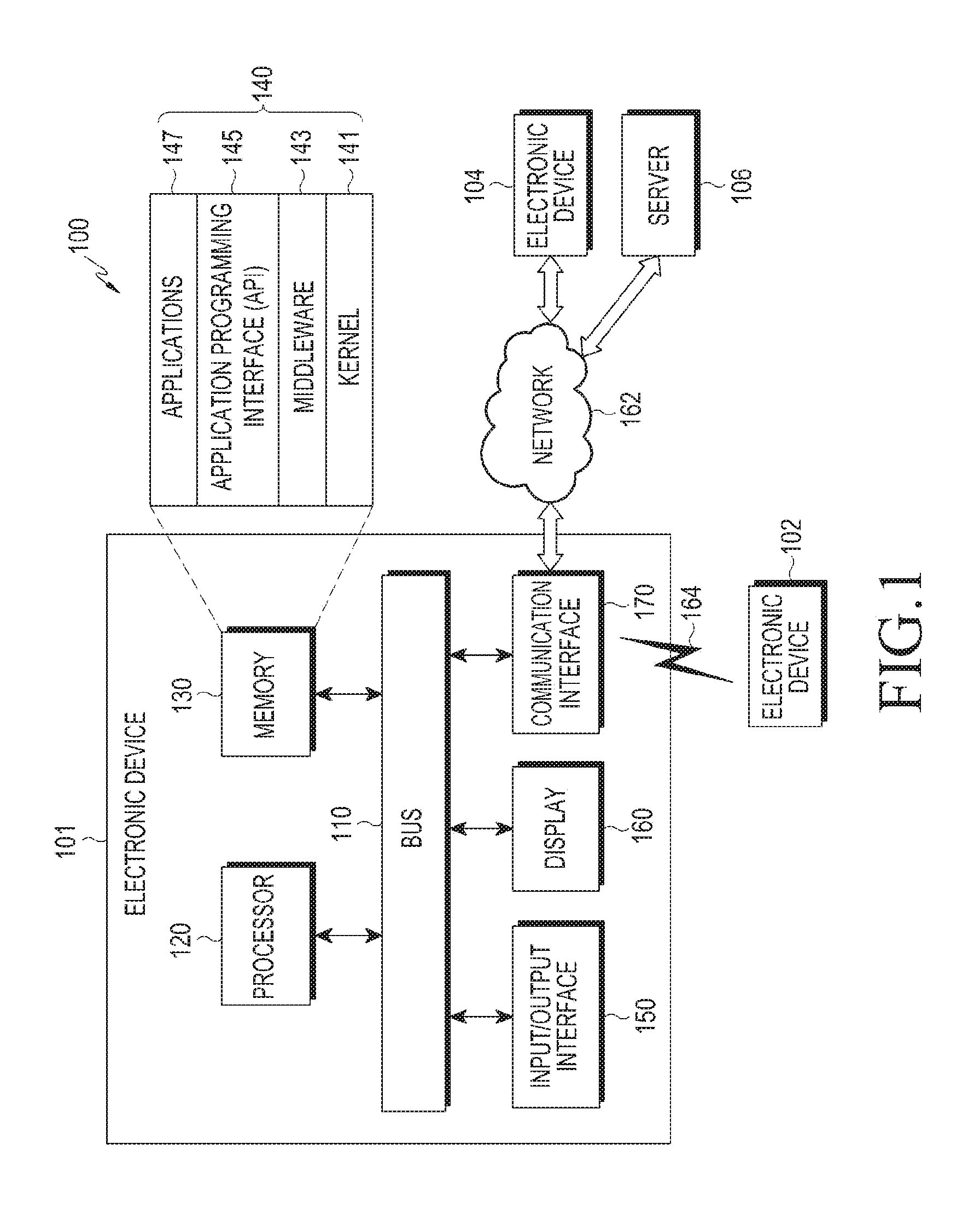 Electronic device and method for displaying message in electronic device