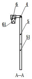 Ash scraping device for hot-dip galvanizing before dip plating