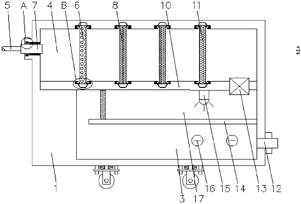 Flue dust purifier