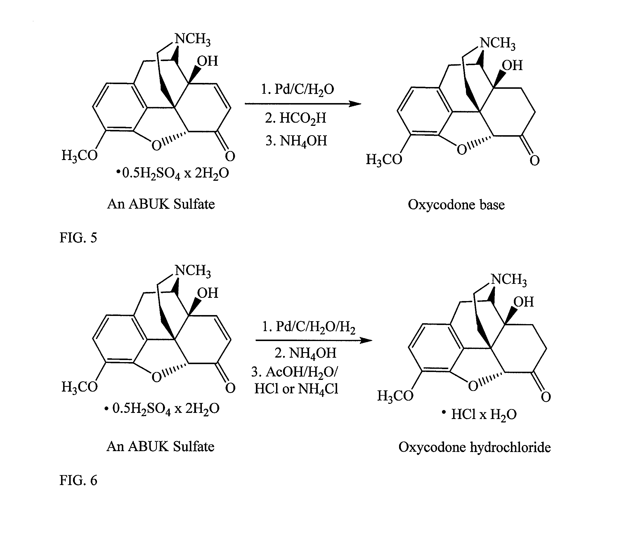 Synthesis of oxycodone hydrochloride