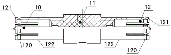 Automatic filling apparatus used for foodstuff machinery