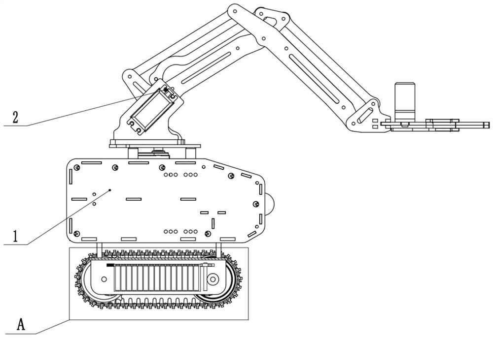 A robot motor protection mechanism