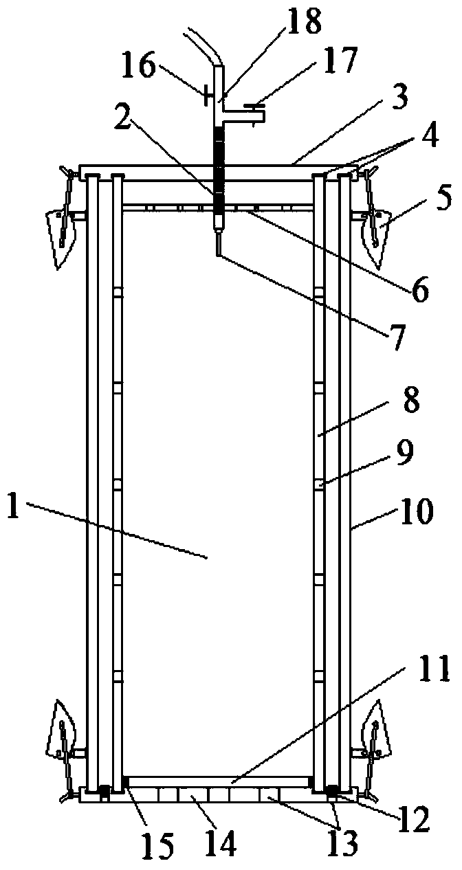 A kind of grouting simulation test device and its test method