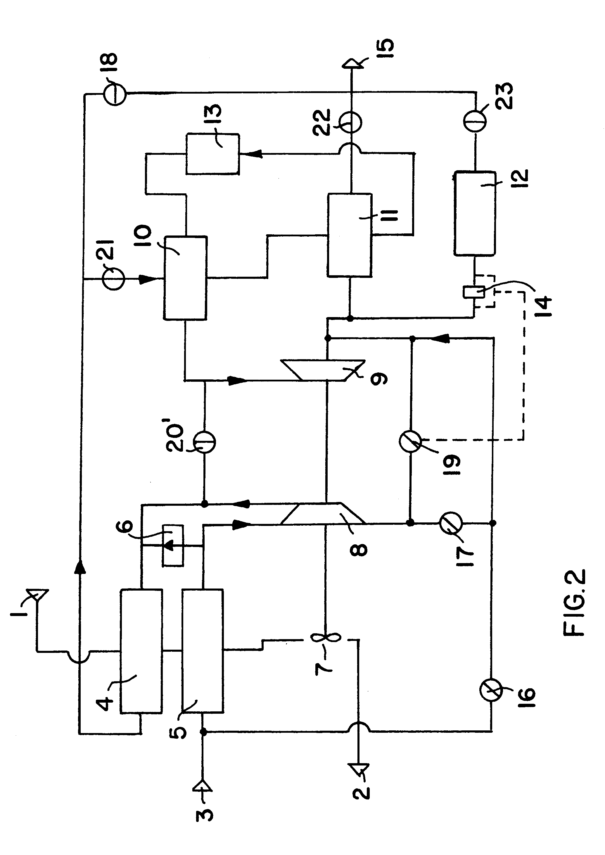 Aircraft air-conditioning apparatus with water separators
