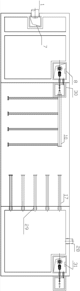 A rainwater regulating and storing system for sponge city construction