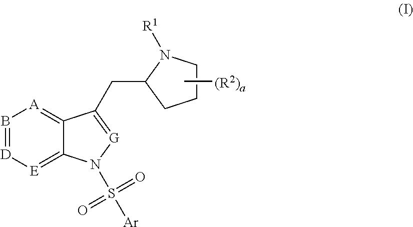Pyrrolidine-substituted azaindole compounds having 5-ht6 receptor affinity