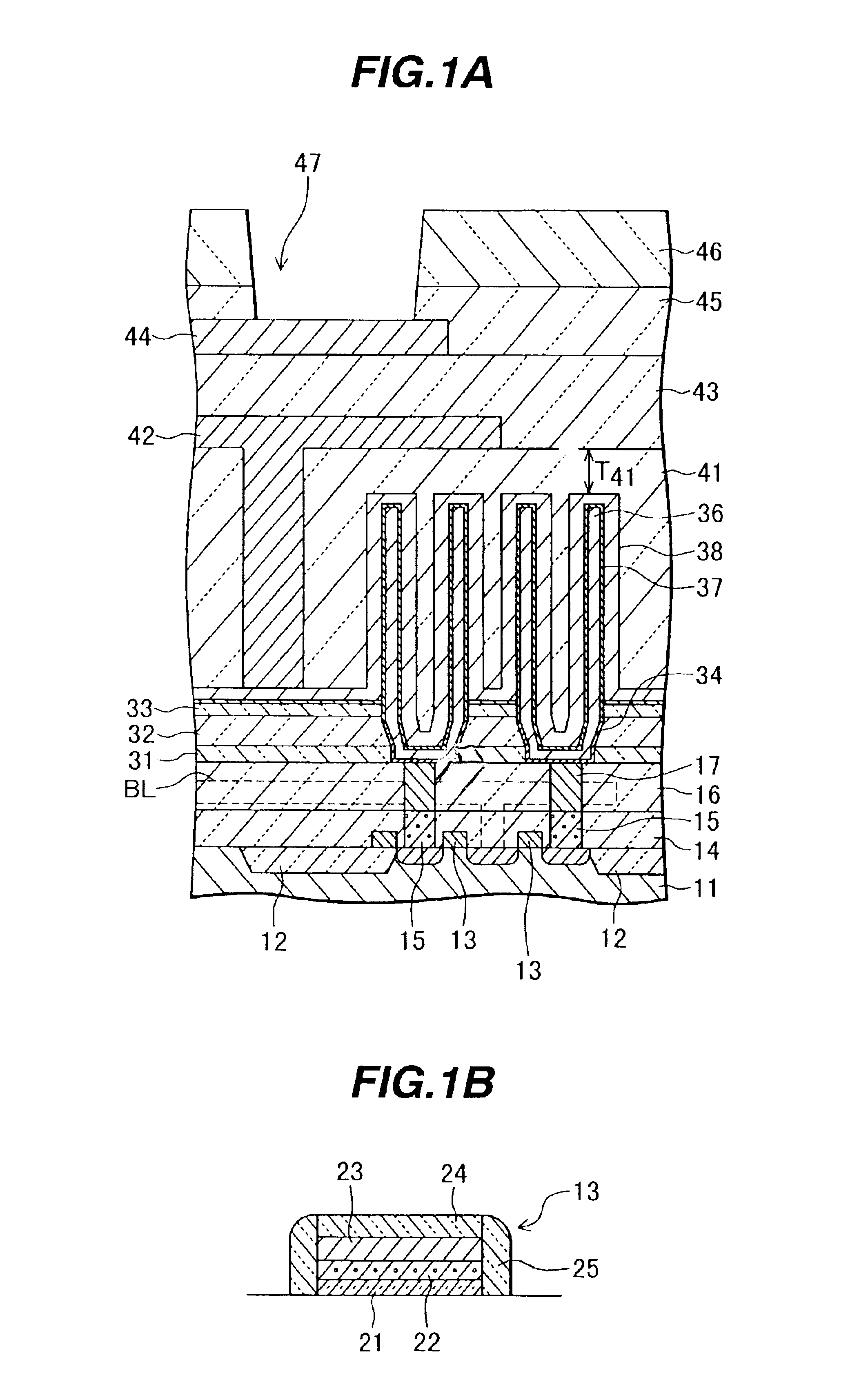 Semiconductor device with transistor and capacitor and its manufacture method