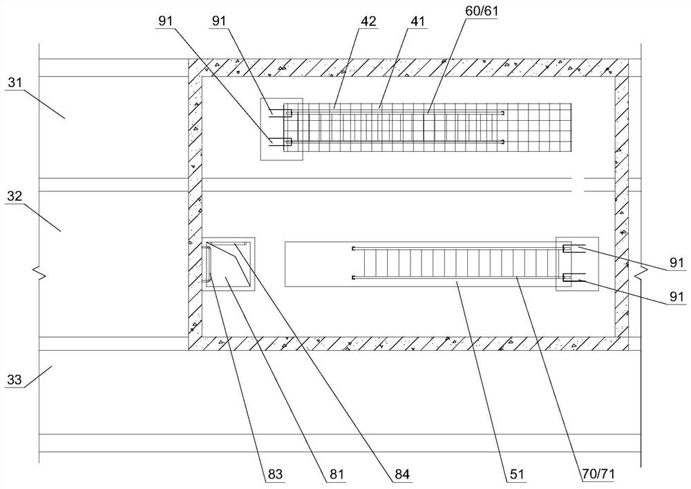 Comprehensive pipe gallery joint system and comprehensive pipe gallery