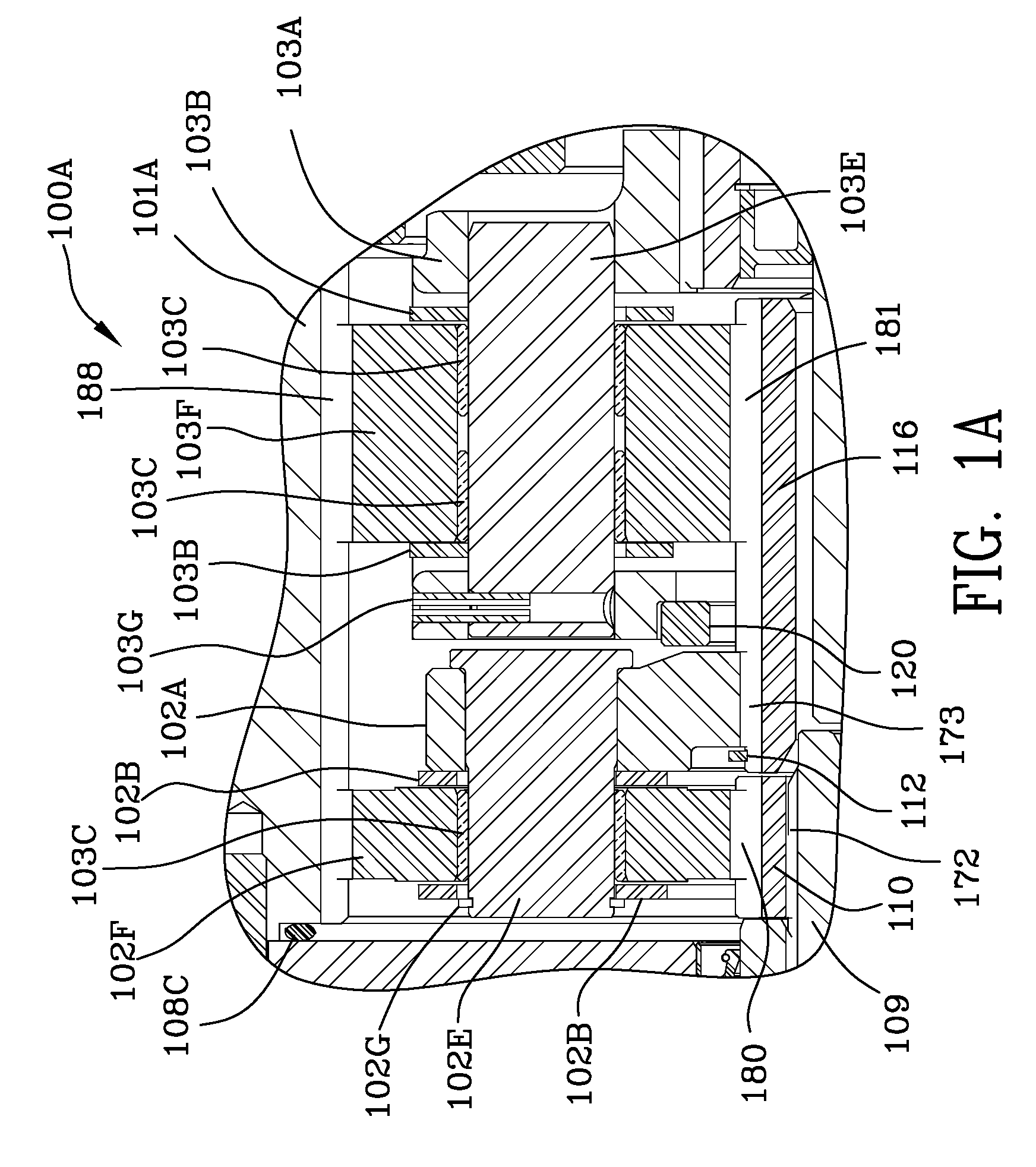 Gear reducer electric motor assembly with internal brake