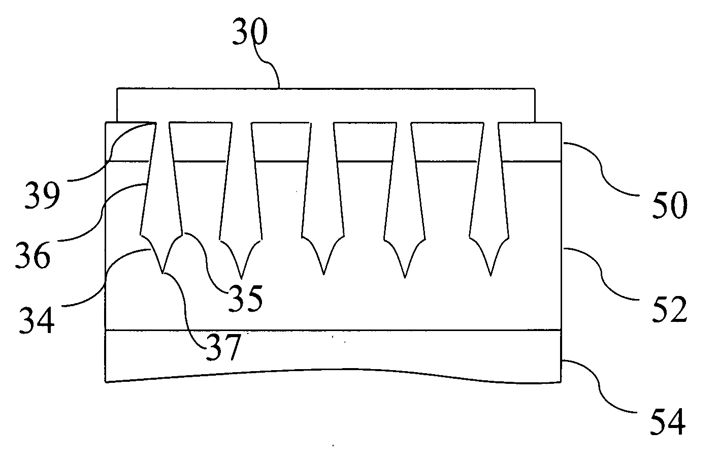Microprobe array structure and method for manufacturing the same