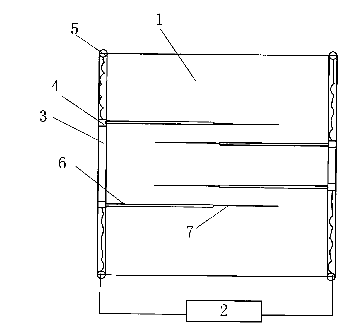 Resistance measuring device of solar cell