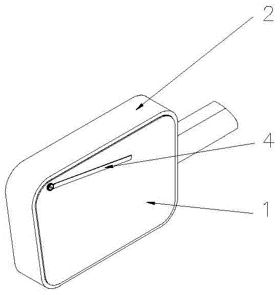 Wiper for rearview mirror