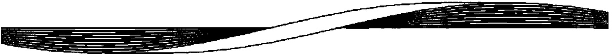 High current density stacked high temperature superconducting degaussing cable structure