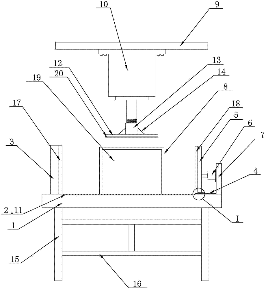 Bag and suitcase positioning device for bag and suitcase production