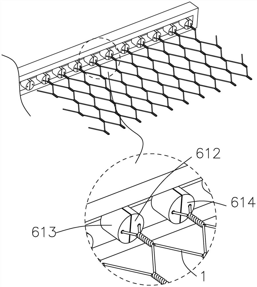 Flexible gabion mesh weaving equipment and working method thereof