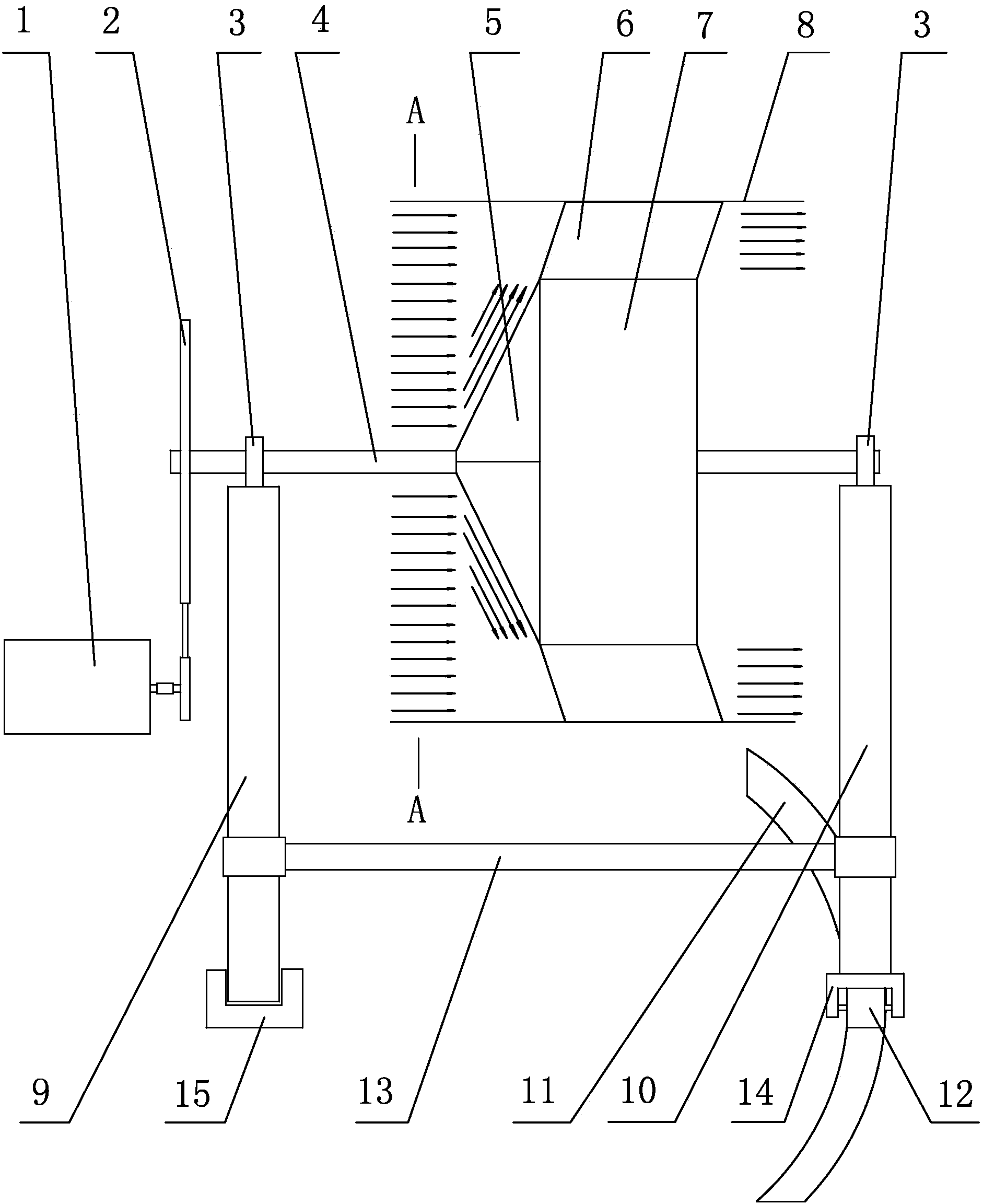 Wind wheel of pipe blade cone connected wind driven generator