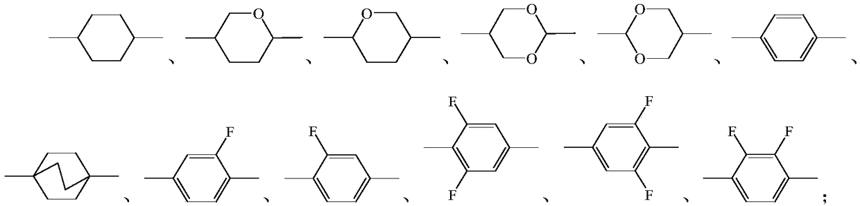 Liquid crystal composition comprising dibenzo-difurans and application of liquid crystal composition