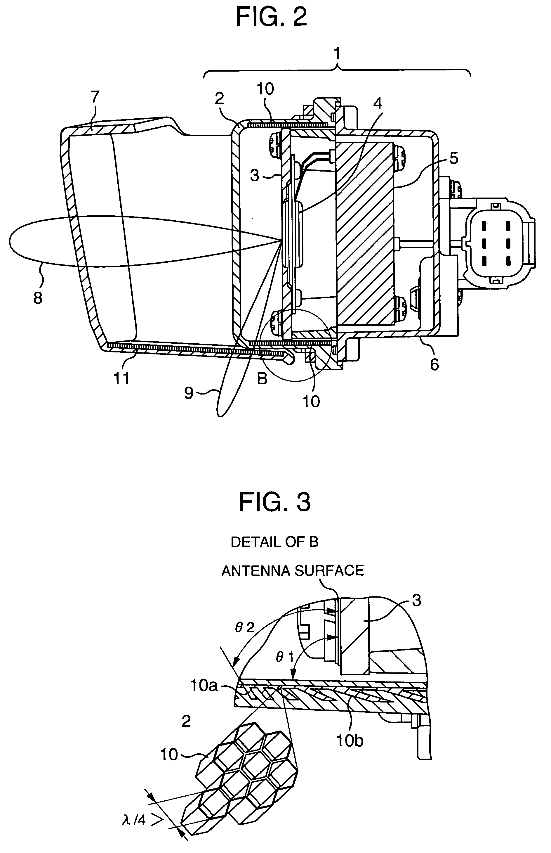 Millimeter wave-radar and method for manufacturing the same