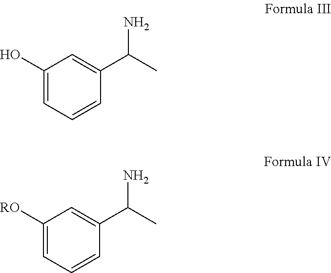 Process for producing (S)-3-[(1-dimethylamino)ethyl] phenyl-N-ethyl-N-methyl-carbamate via novel intermediates