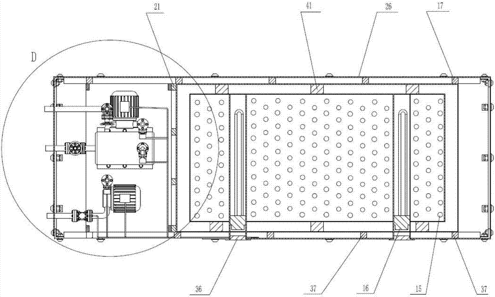 Dual-cavity type electric energy storage heating system