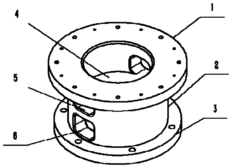 Water blocking shaft device for single-shaft temperature control rotary table