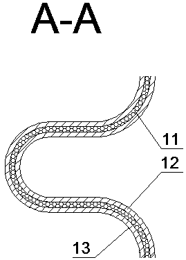 A connecting device for indoor floor arrangement electrical equipment