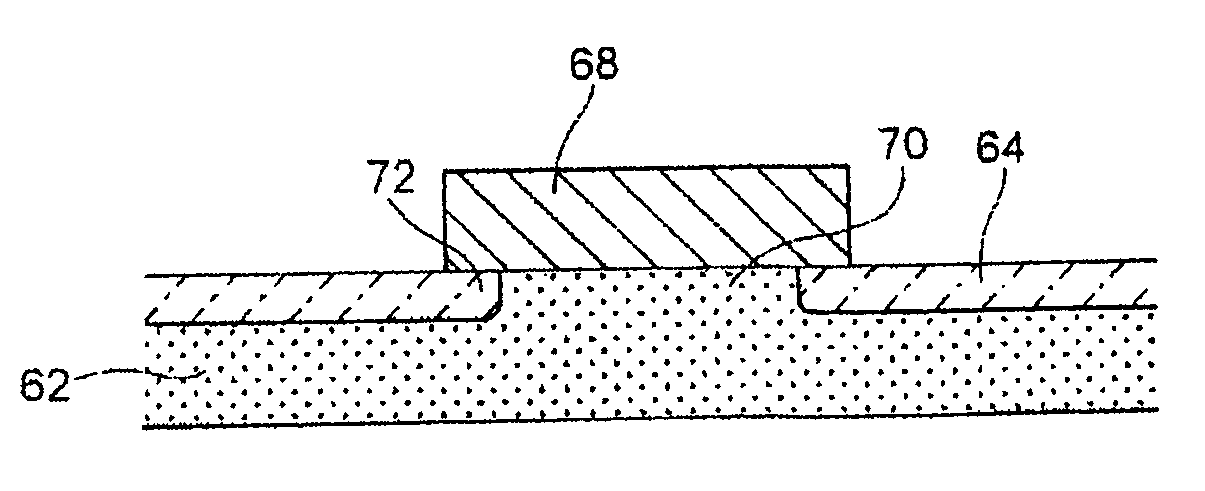 Thin layer element and associated fabrication process