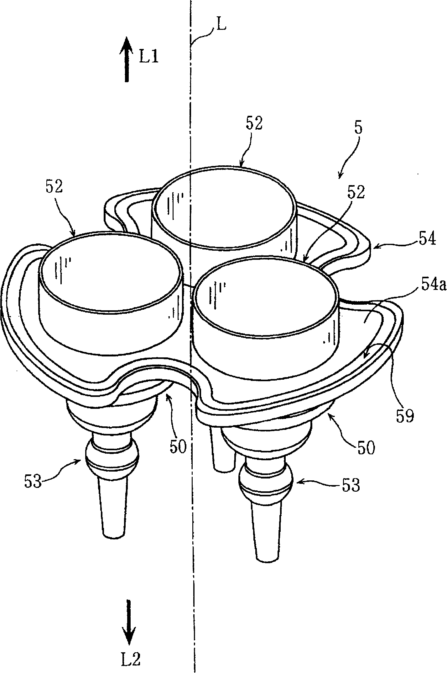 Diaphragm pump for fluid