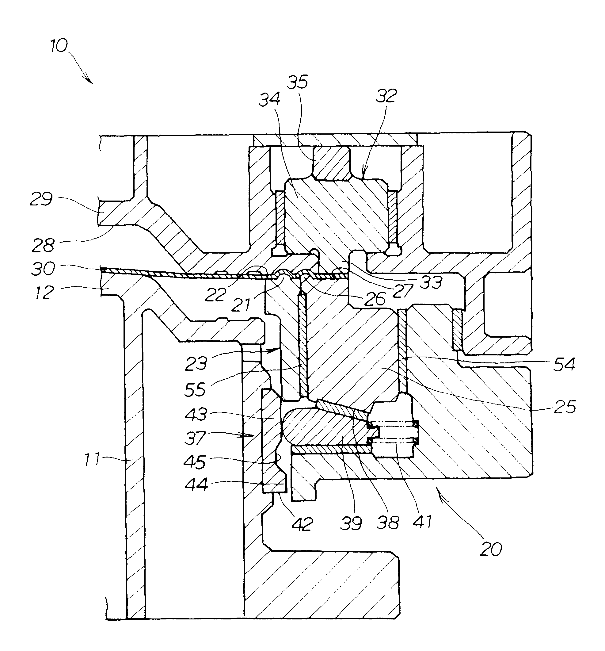 Press forming die set and method