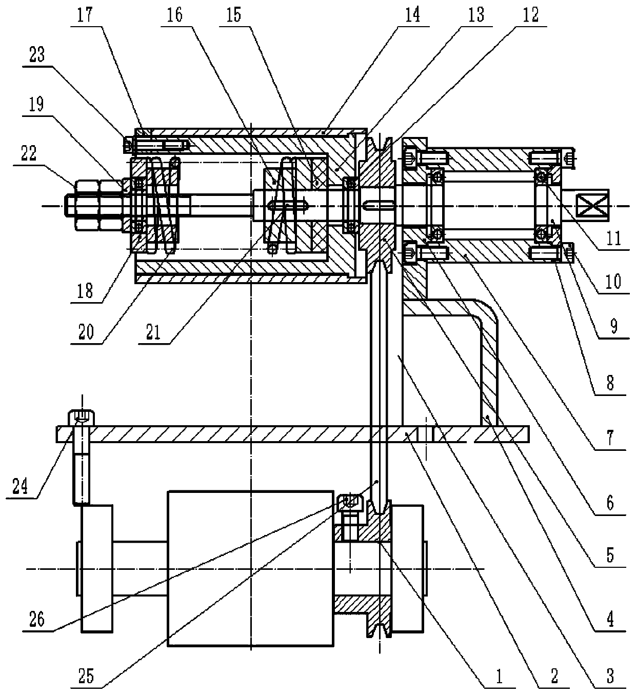 Uncoiled aluminum plate synchronous film rolling machine