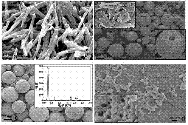 Method for preparing magnetic/hollow double-shell layer print adsorbent by emulsion polymerization