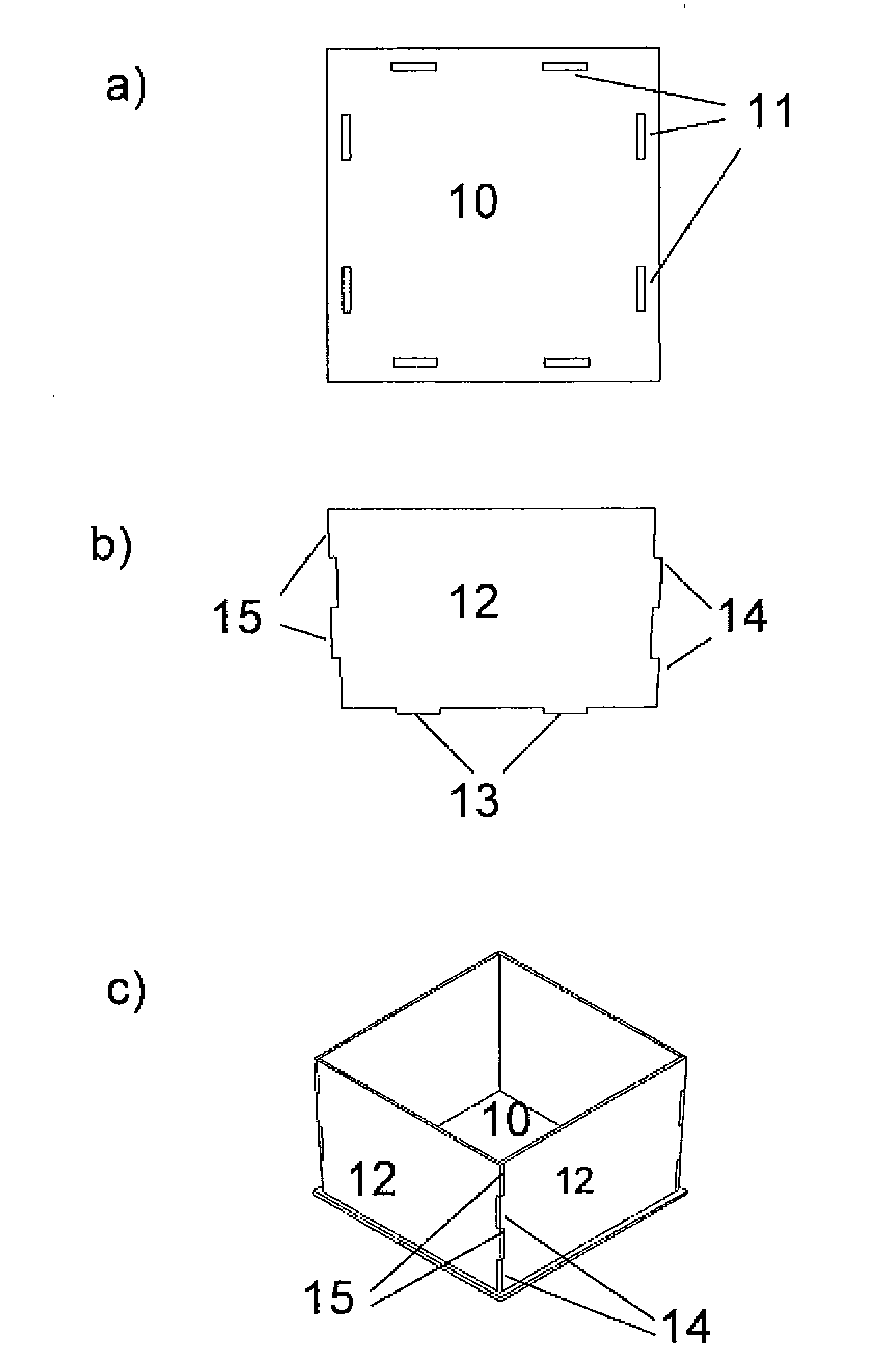 Reusable crucibles and method of manufacturing them