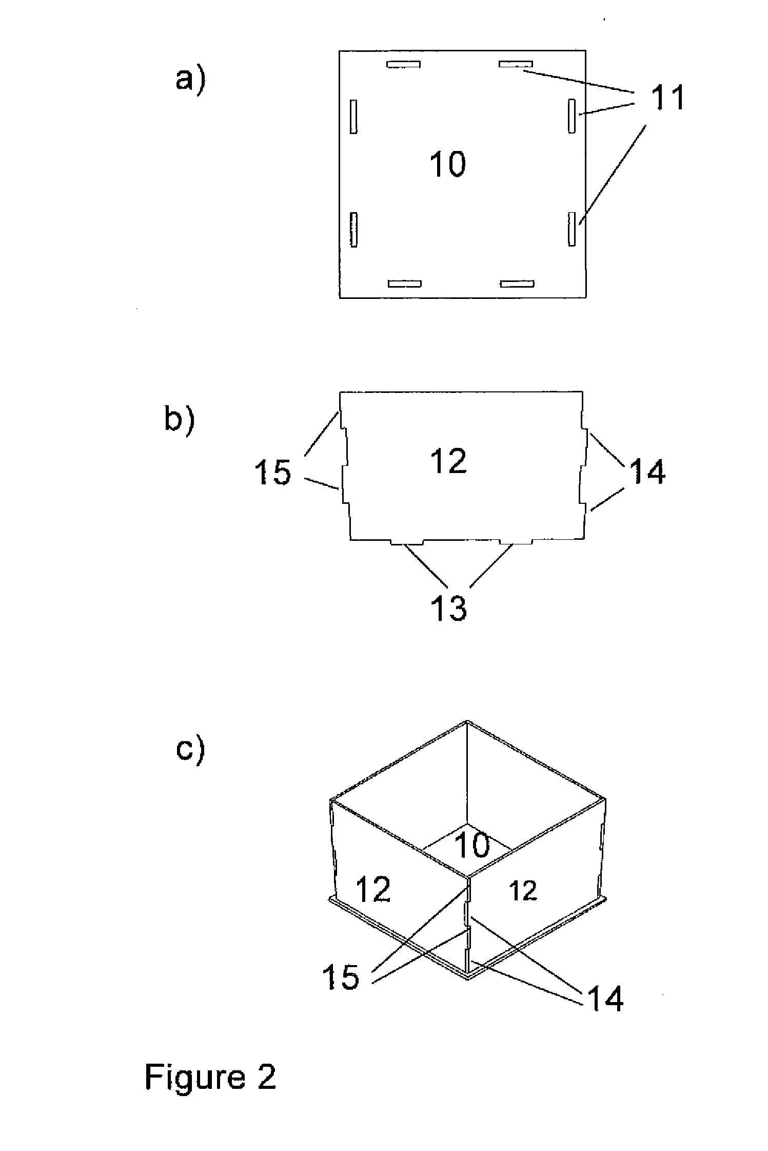 Reusable crucibles and method of manufacturing them