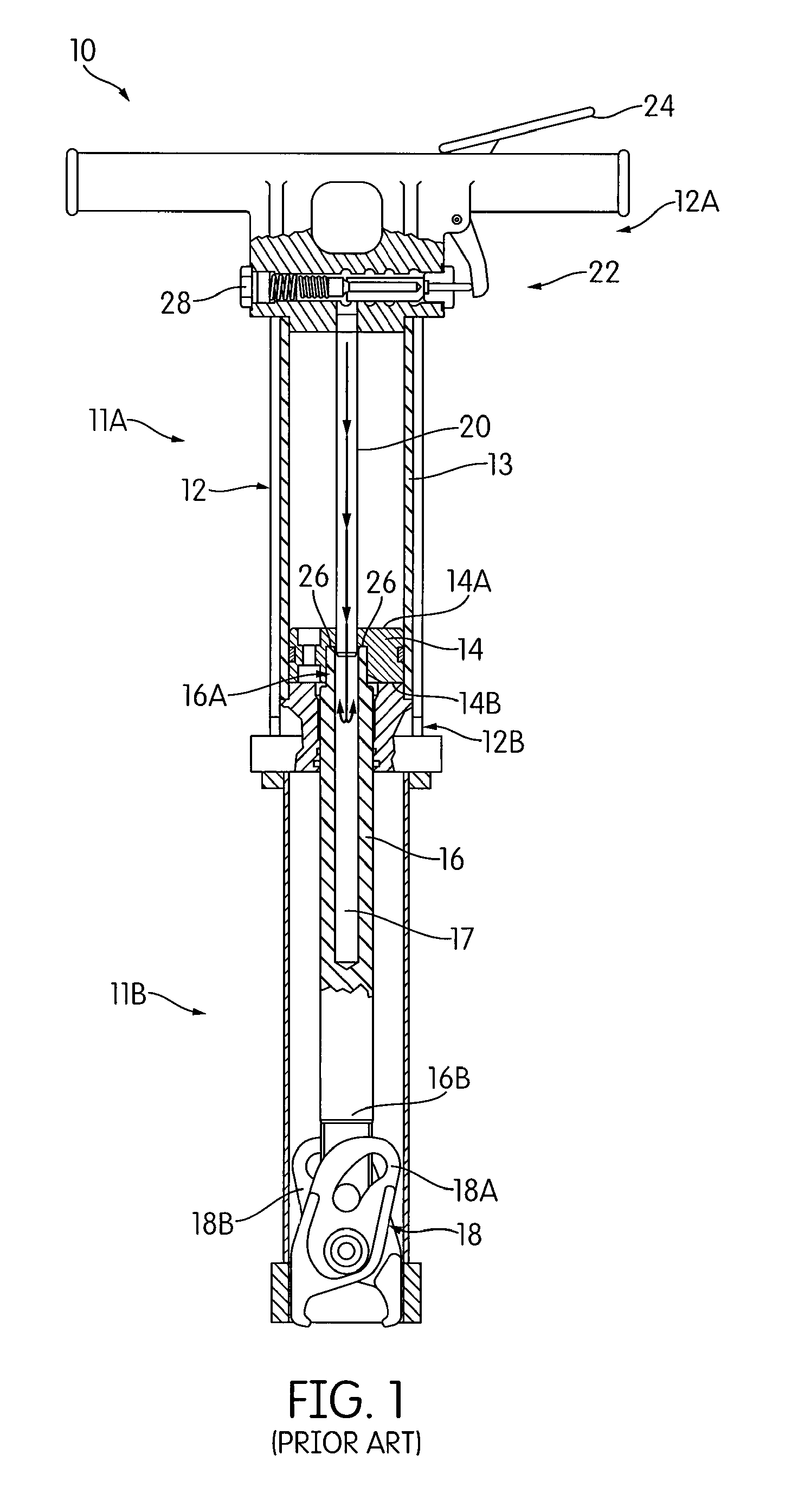 Hydraulic spike puller