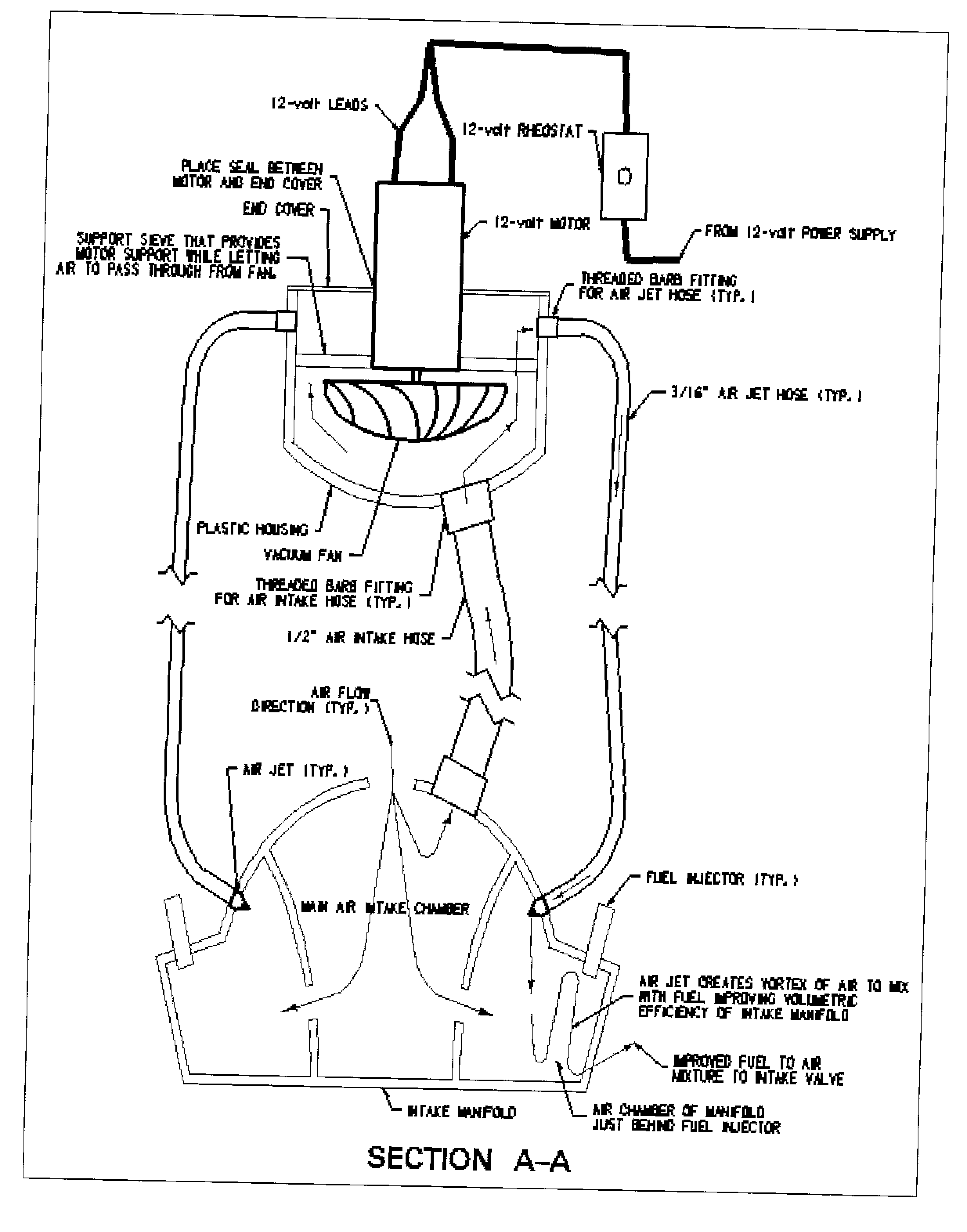 Spider Jet for Intake Manifolds