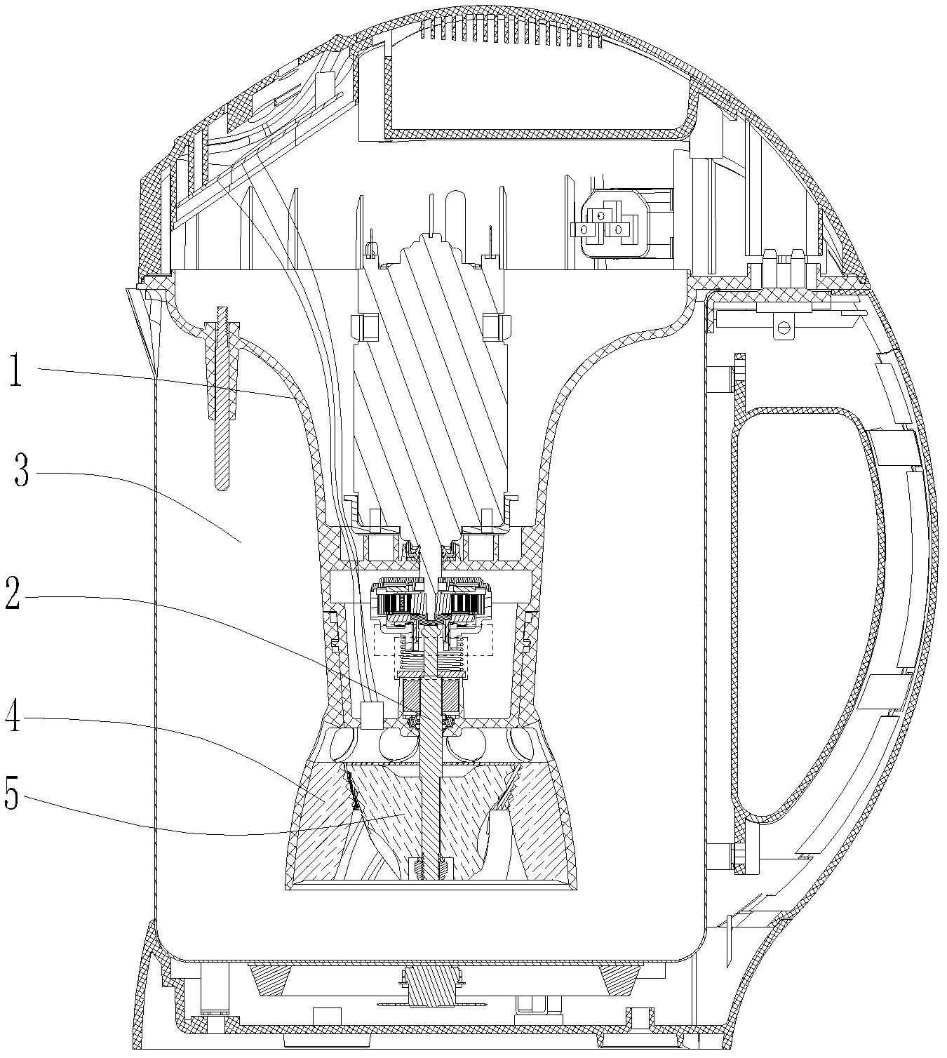 Abrasive soymilk grinder and stalling-prevention method thereof