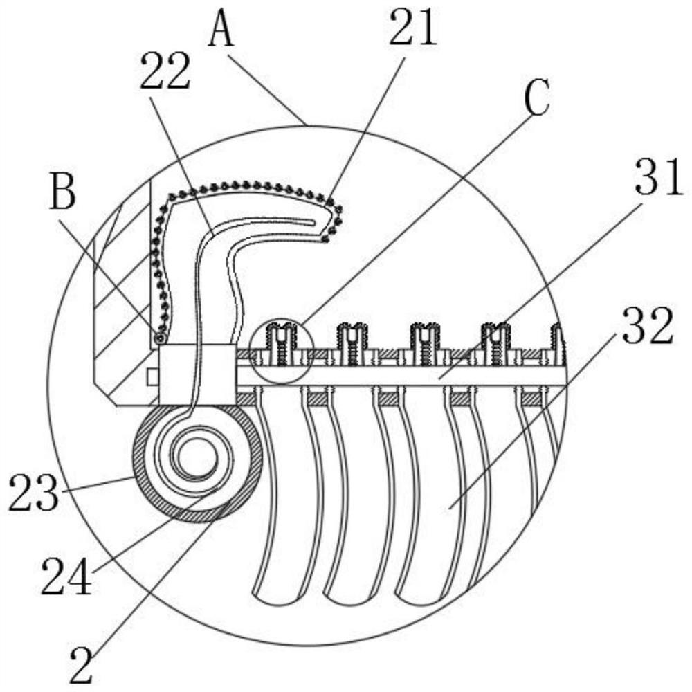 Solar power transmission heat dissipation device and use method thereof