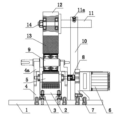 Automatic glue rolling device for motor rotor