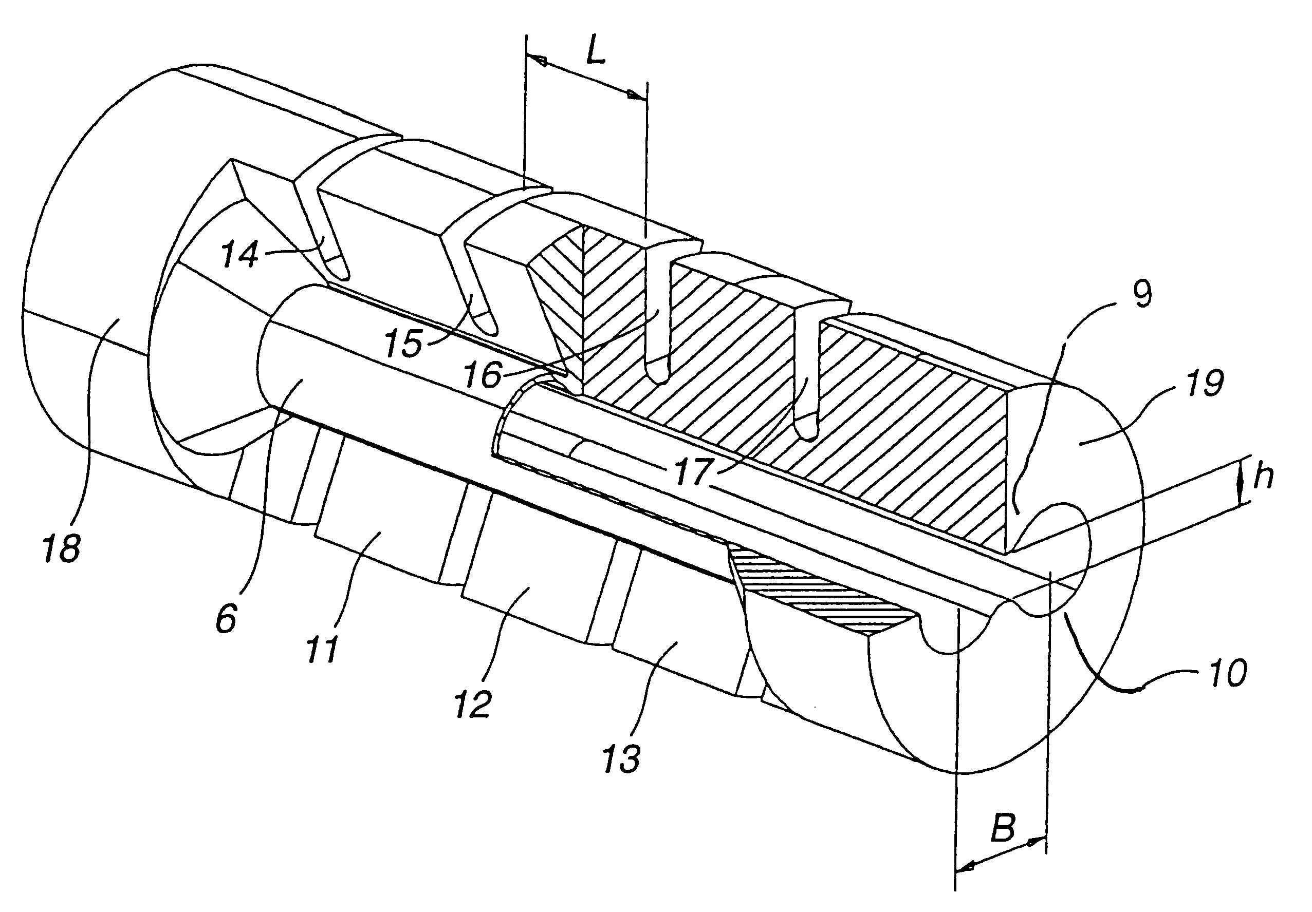Pressure sensor for measurement of gas pressure in a cylinder of a combustion engine