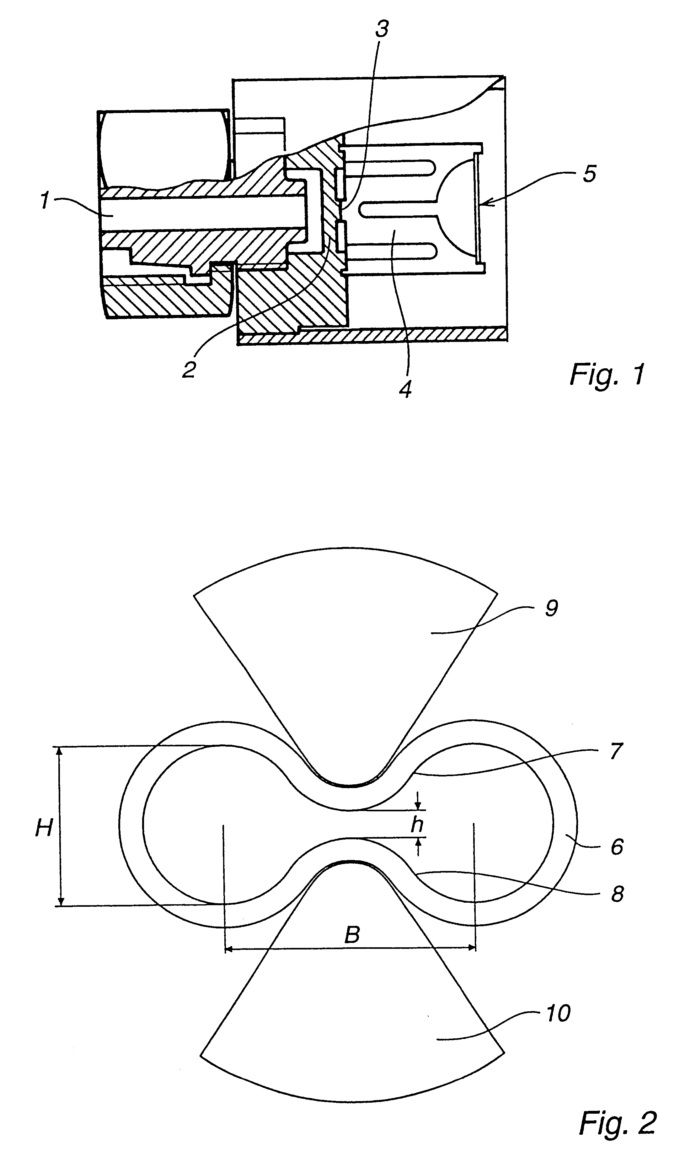 Pressure sensor for measurement of gas pressure in a cylinder of a combustion engine