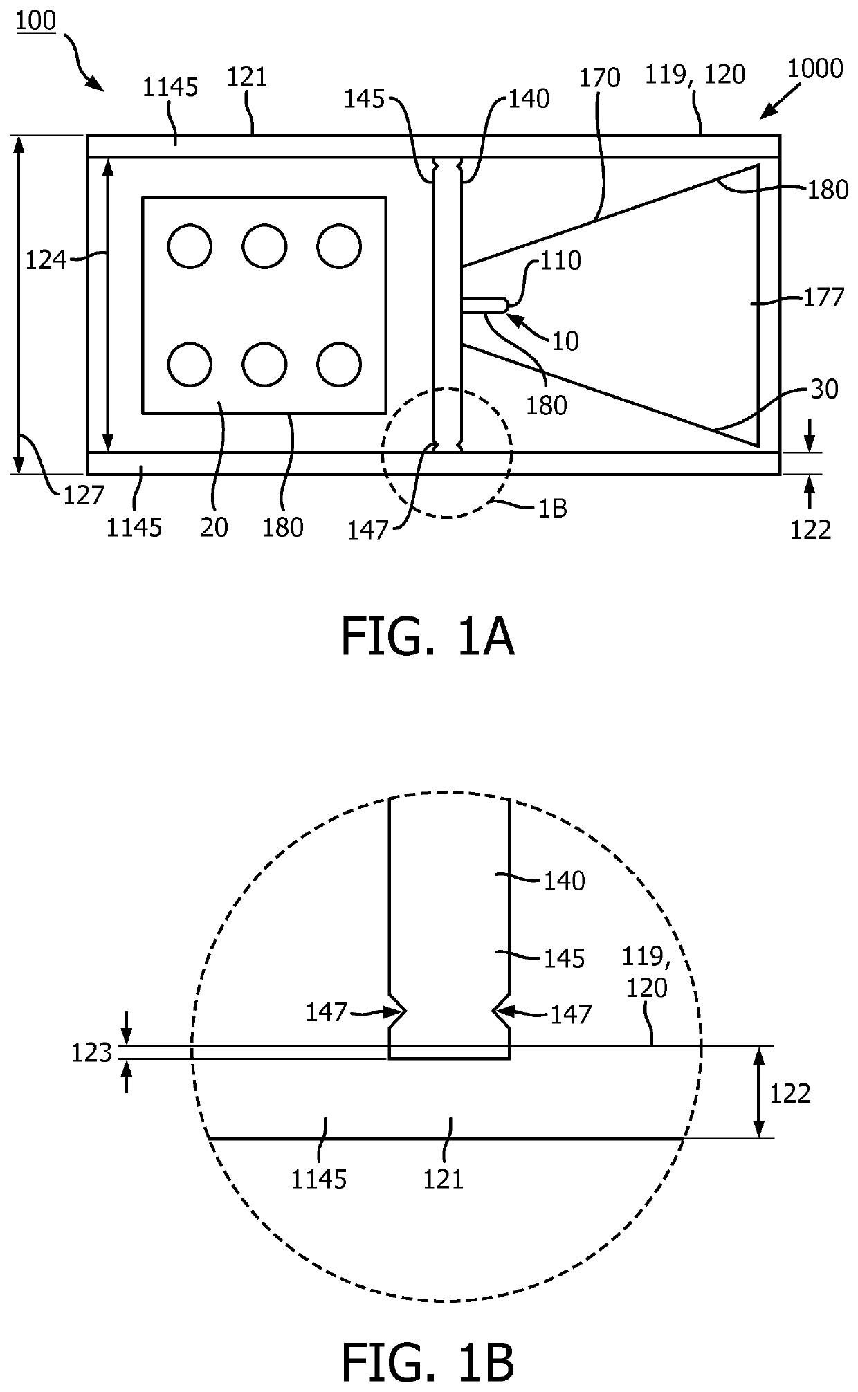 Lighting device, lighting device element, and processes for the production thereof