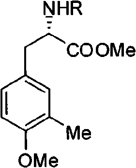 Synthesis of L-3-hydroxyl-4-methoxyl-5-methyl-phenylalaninol/phenylalanine