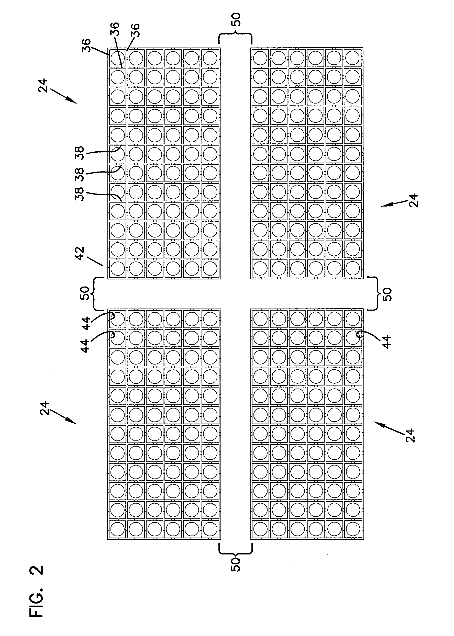 Clamp device for portable porous pavement system