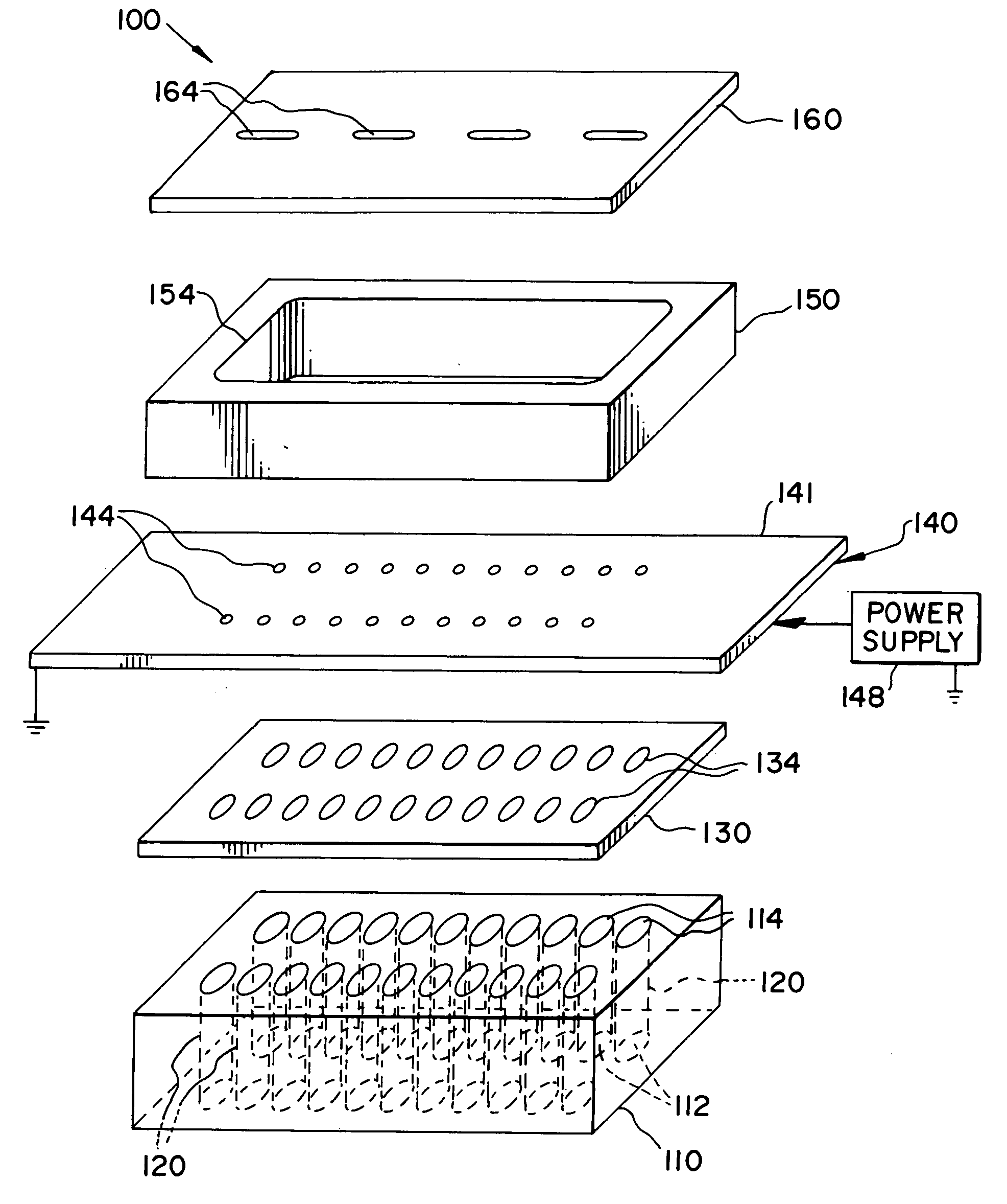 Thermal physical vapor deposition source using pellets of organic material for making OLED displays