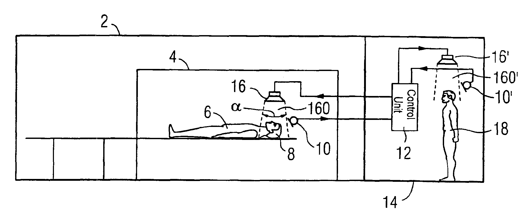 Method for local reduction of the operating noise produced by a medical diagnostic or therapy device, and medical diagnostic or therapy device having a device for implementing such a method