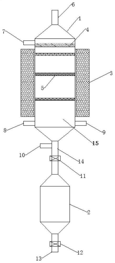 Carbon nanotube, device and purification method purified by gas phase damping method