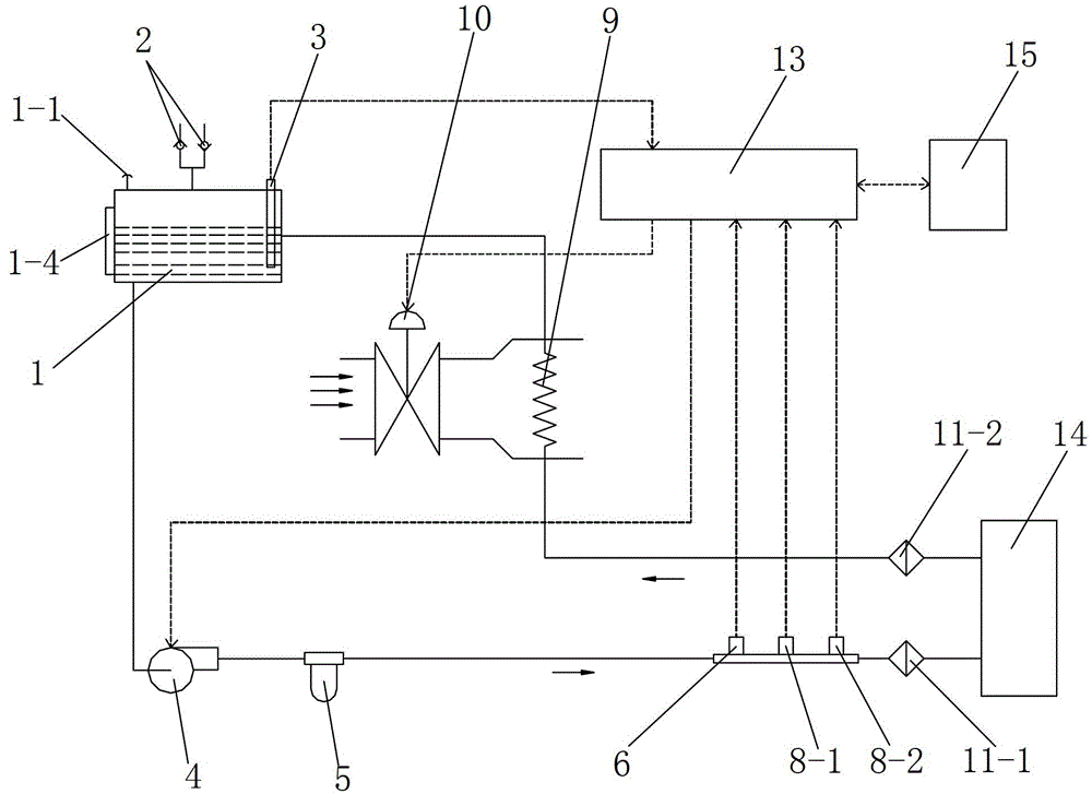 Airborne small-scale liquid cooling device