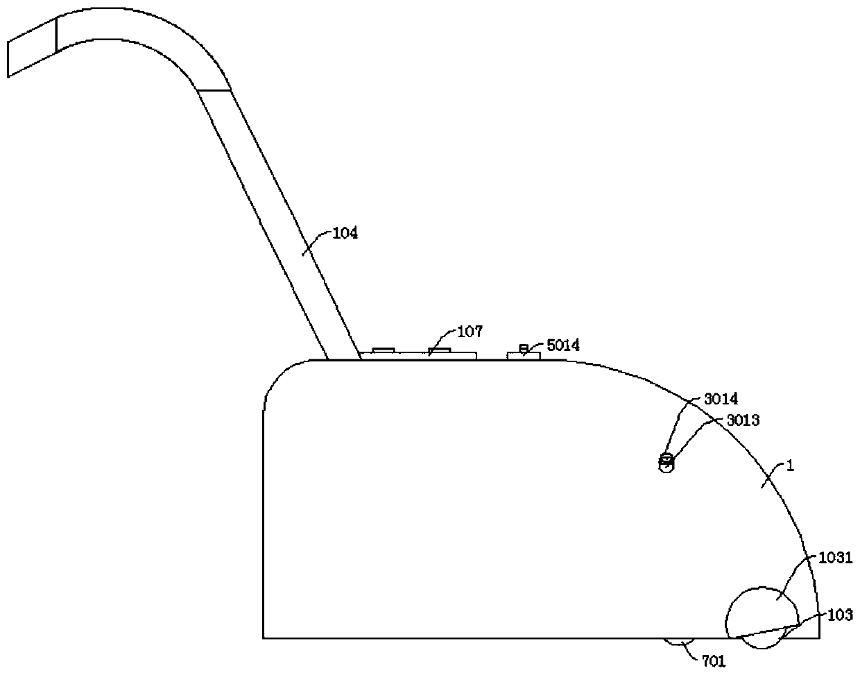 Escalator cleaning equipment