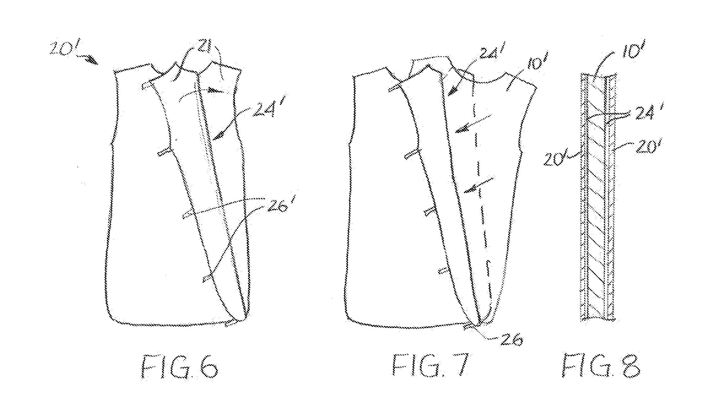 Apparatus and methods for reducing soiling of radio-opaque shields