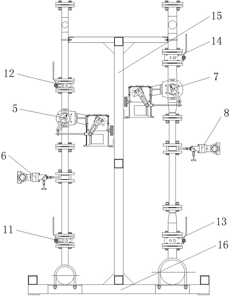 Glass fiber kiln pure oxygen combustion system and control method thereof